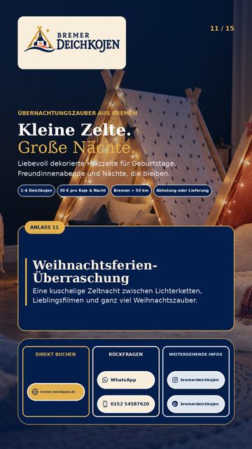 Flyer: Weihnachtsferien-Überraschung